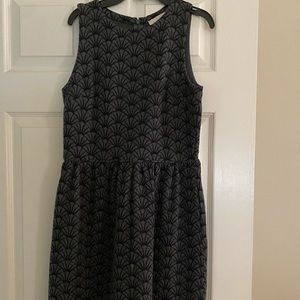 Gray and black LOFT dress